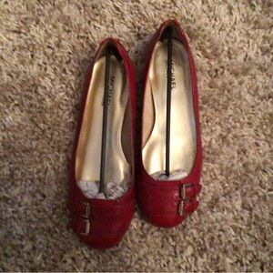 Michael Kors Red Flats Size 7.5M